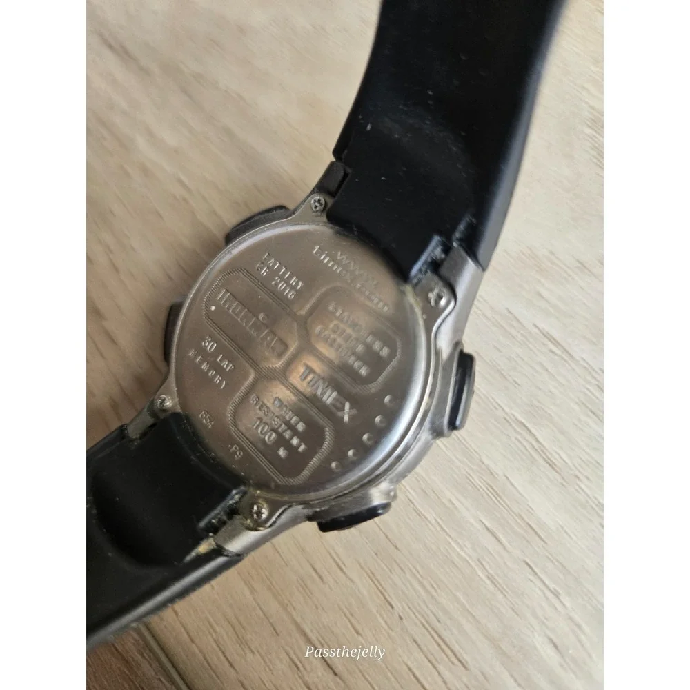 Timex Ironman Triathlon Watch Mens Digital 30 Lap WR100M Alarm Chrono